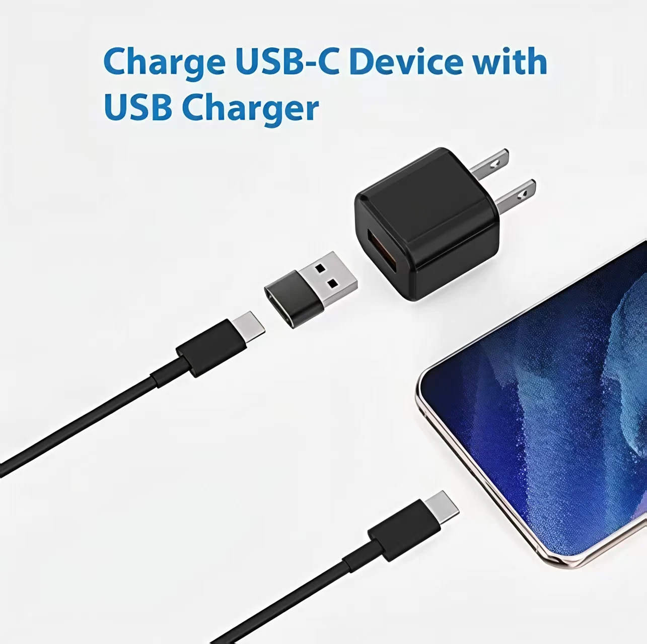 8pcs USB to USB C Adapter, USB Type C Female to USB Adapter, Micro USB to USB C Female Male Converter Connector, for Laptop Car image 5