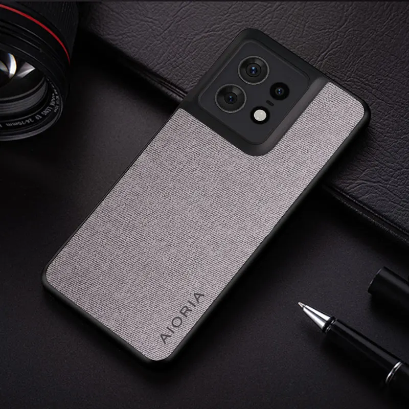 Case For Motorola Edge 50 Ultra Pro Fusion Neo funda business style durable textile leather cover for Moto Edge 50 Ultra coque