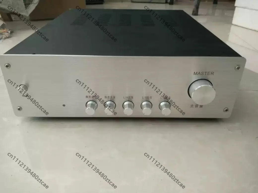 2.1 Full Amplifier 2*100W+300W Matched Power Transistors HiFi Home Bass Stereo Finished Audio Machine