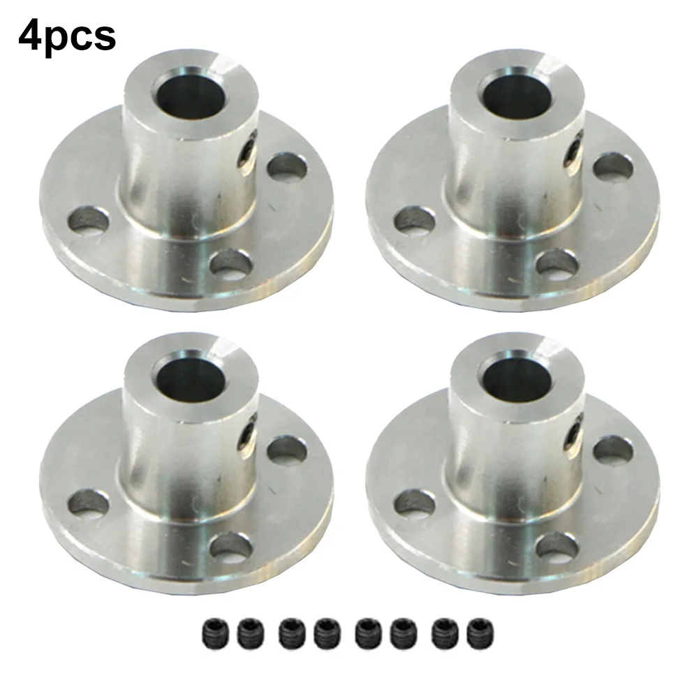 Screws Flange Coupling Power Tools Shaft Coupling 22x22x12mm 6mm Inner Diameter 8pcs Fixing Screws Flange Couplings