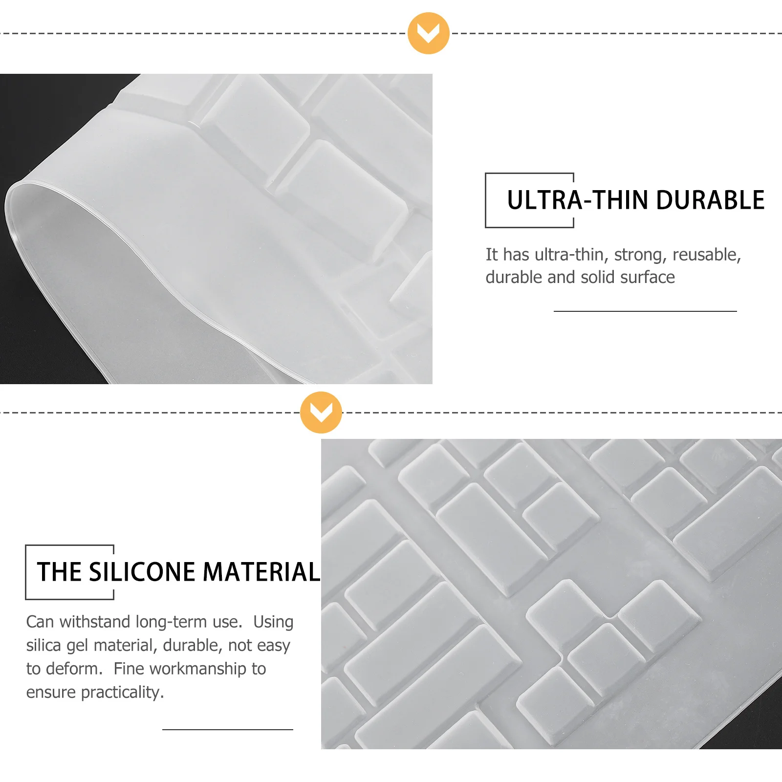 

Silicone Keyboard Skin Protector Thin Durable Cover Compatible Mk330 Computer Keyboard Washable Noise Reduction