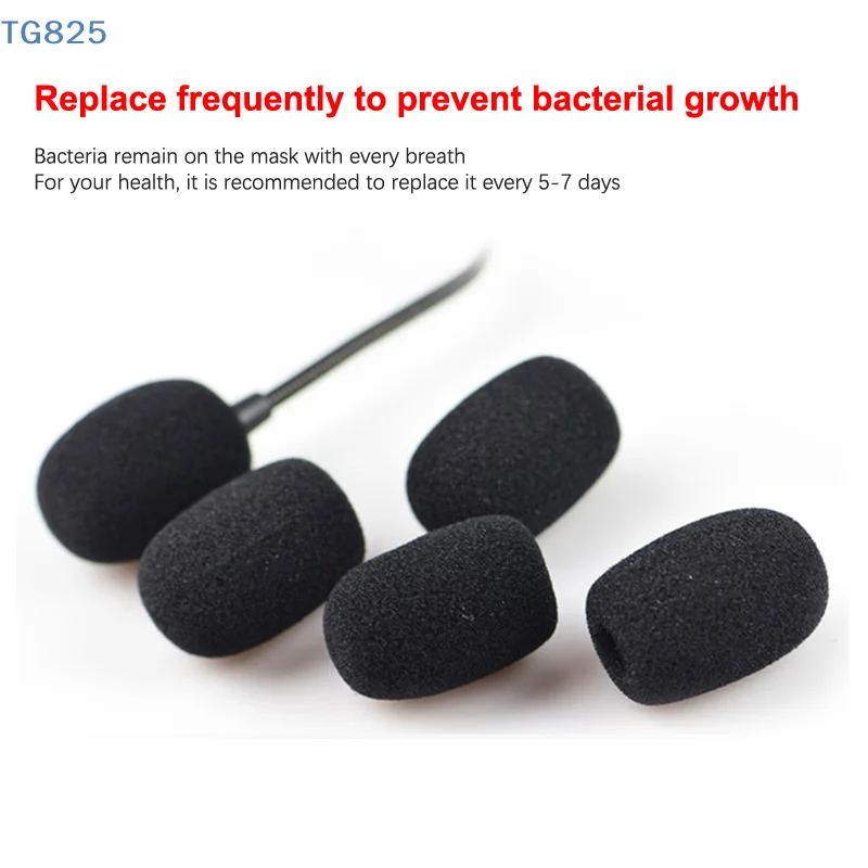 【AN】【AN】Popular Microphone Windscreen Sponge Cover Headset Mic Foam Cover Protective Cap for Gooseneck Meeting Mic