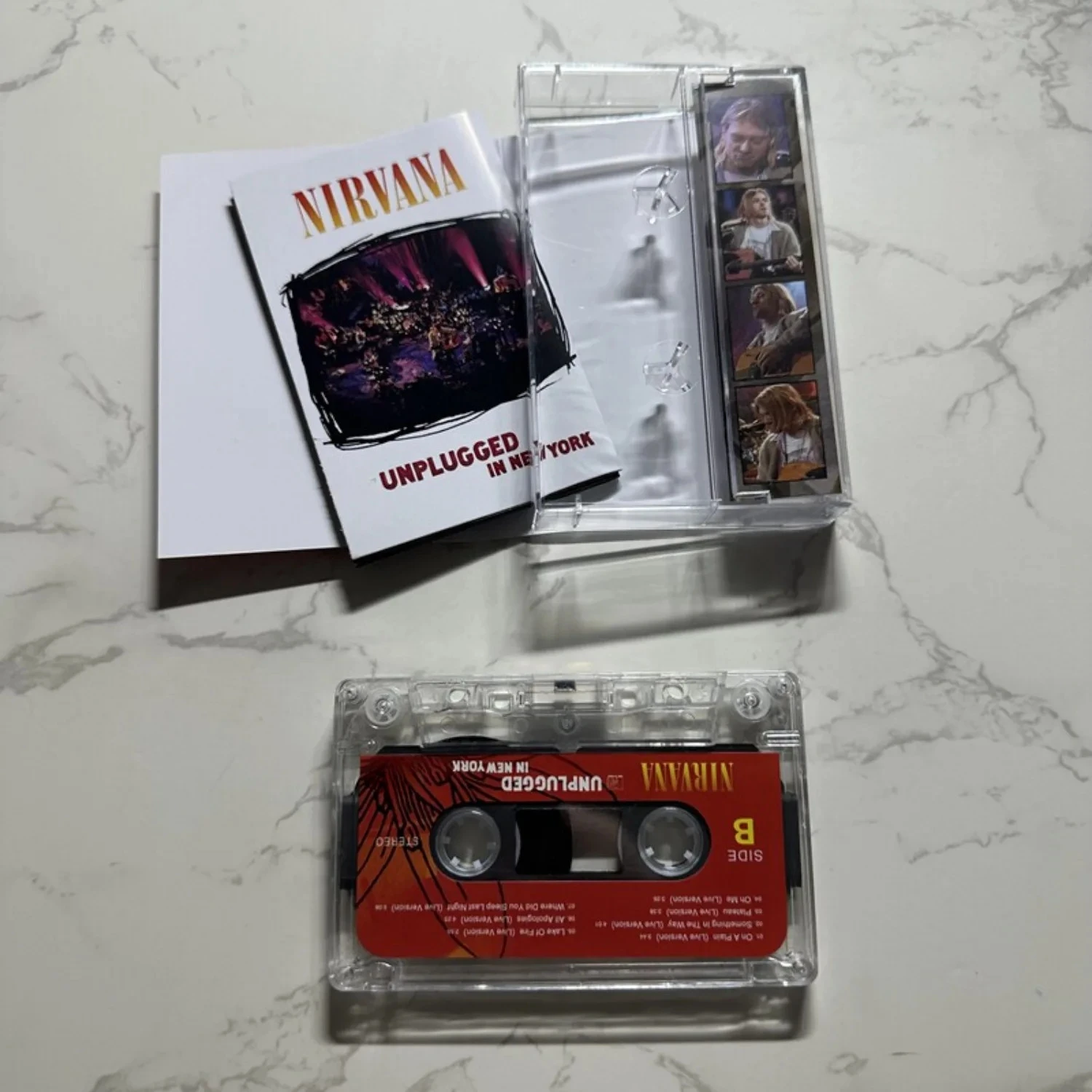 Cassete de Música ao Vivo Western Rock, Capa com Tema de Fotografia de Performance ao Vivo, Coleção Clássica de Faixas