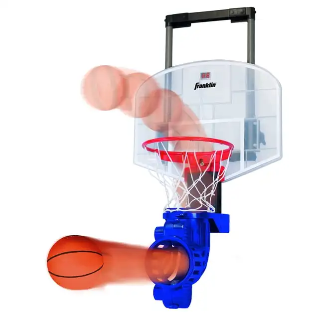 

Franklin Sports Vuelve a Disparar sobre la Puerta Mini Aro Basketball con Reboteador y Retorno Automático de Ball