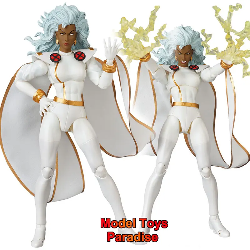 

Original MEDICOM MAFEX 1/12 Collectible Toys Anime Version Storm Super Hero Woman Soldier 6inch Action Figure Model Gifts