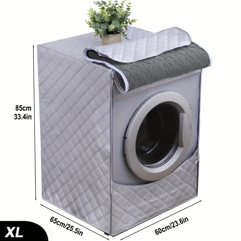 

Anti-Freeze Washer Cover - Thickened Diamond Pattern, Durable & Scratch-Proof for Indoor/Outdoor Use, Universal Fit