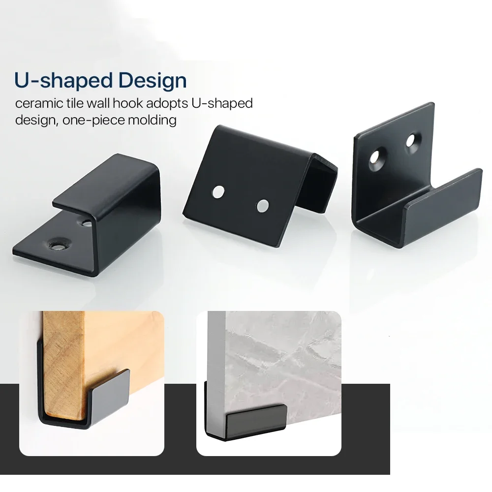 Ceramic tile display stand angle bracket, metal material, pendant fixing hook, wall mounted buckle, U-shaped hanger fastener