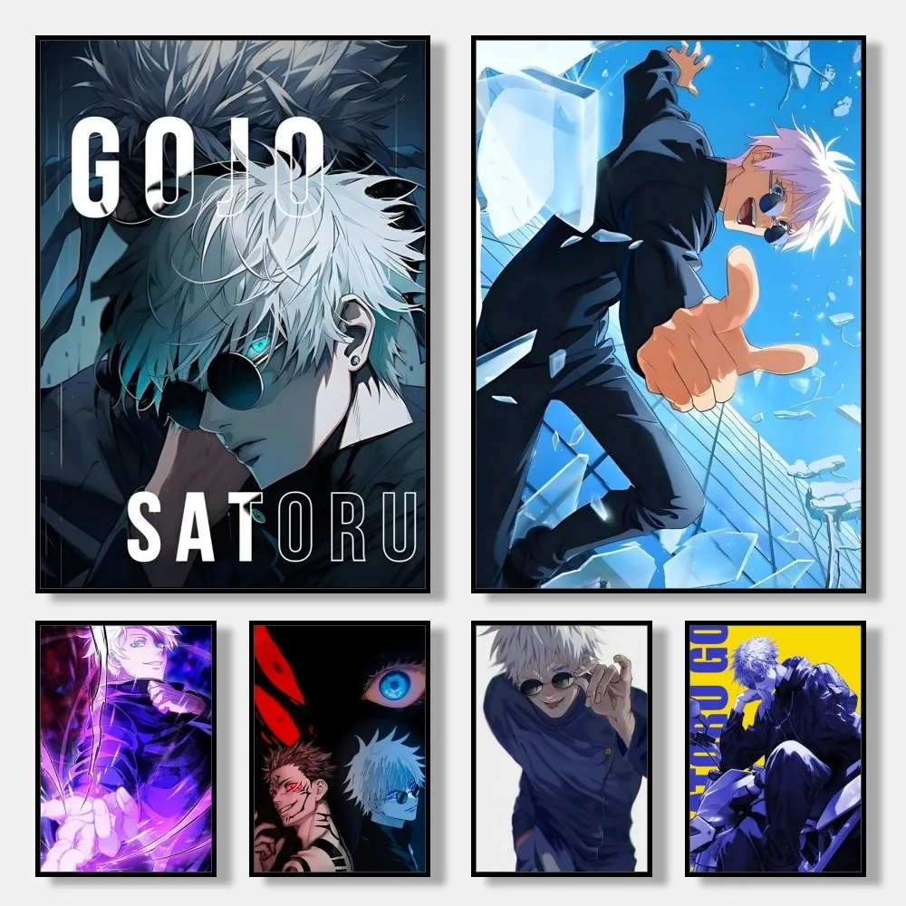 Satoru Gojo Jujutsu Kaisen Good Quality Prints and Posters HD Quality Poster Wall Art Painting Study Home Decor Poster Wall Art