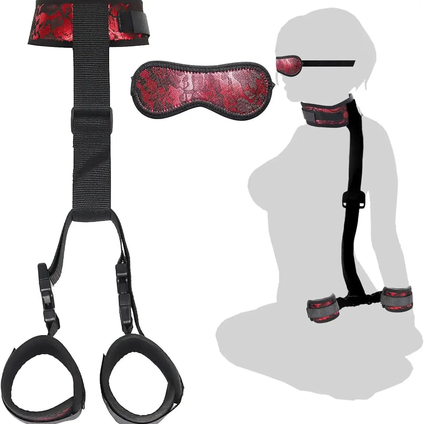 Fetish Bondage Seksspeeltje Bdsm Kits Volwassenen Speelgoed Bondage Set Bedspellen