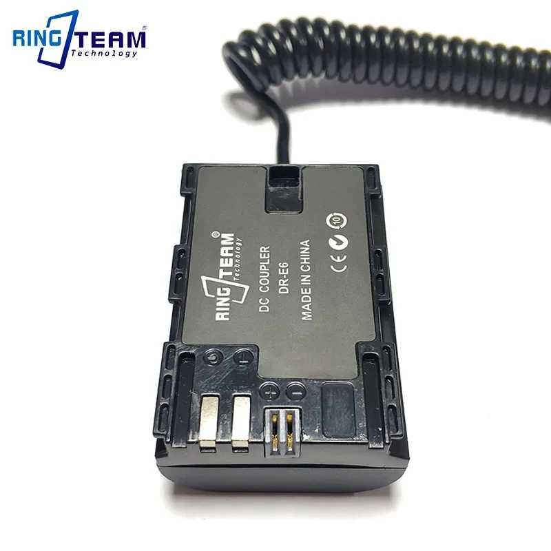 مناسبة ل BMD Blackmagic فيديو مساعدة حامل SmallHD رصد DRE6 تيار مستمر المقرنة إلى تيار مستمر 5.5*2.5 مللي متر موصل إمداد الطاقة LP-E6