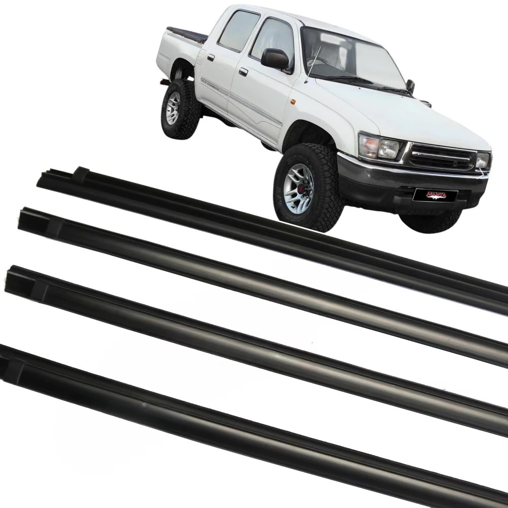 4 Pcs Window Glass Rubber for Hilux 1997-2003 Weatherstrip Moulding for Toyota Hilux Glass Seals 68161-35020 N140-N170 6th