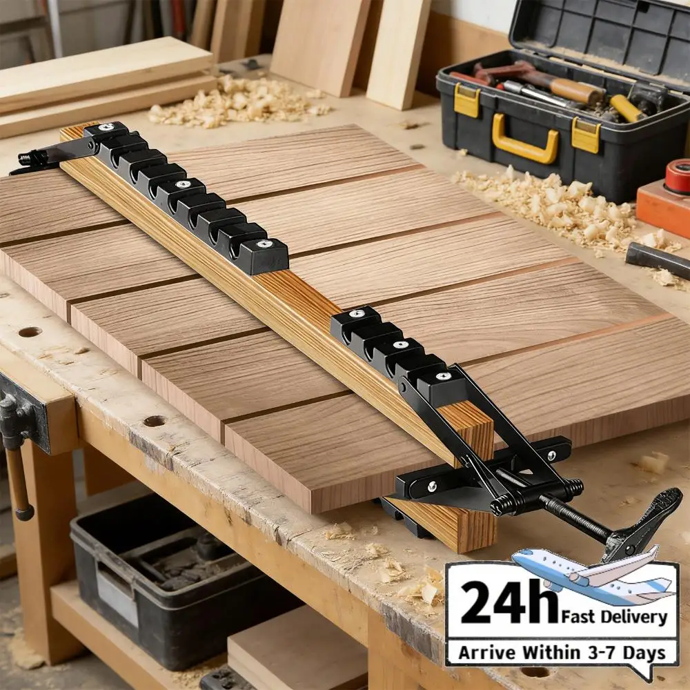 Wood Panel Clamp No Dead Corners 4-Way Pressurize Release Clamp for Woodworkers Cabinet and Furniture Makers