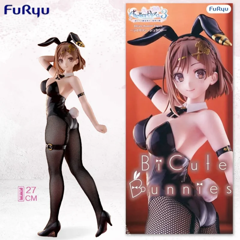 Figurine originale FuRyu BiCute Bunnies Ryza 3 Reisalin Stout, 27 cm, en PVC, figurine d’anime représentant une jeune fille en forme de lapin, modèle de collection, jouet, cadeau d’anniversaire.