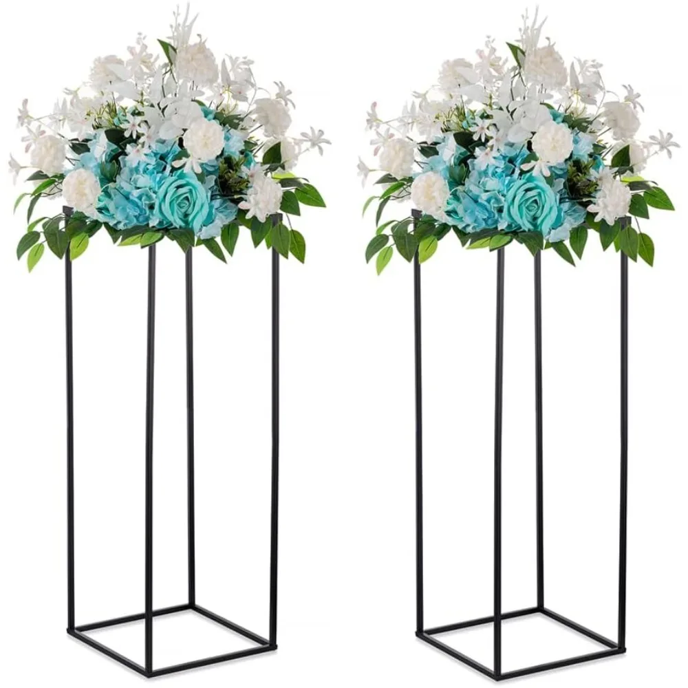 

Black Plant Stand Indoor: 31.5” Tall Pedestal Stand for Wedding Centerpieces Party Event Center Pieces Decoration for Table Home