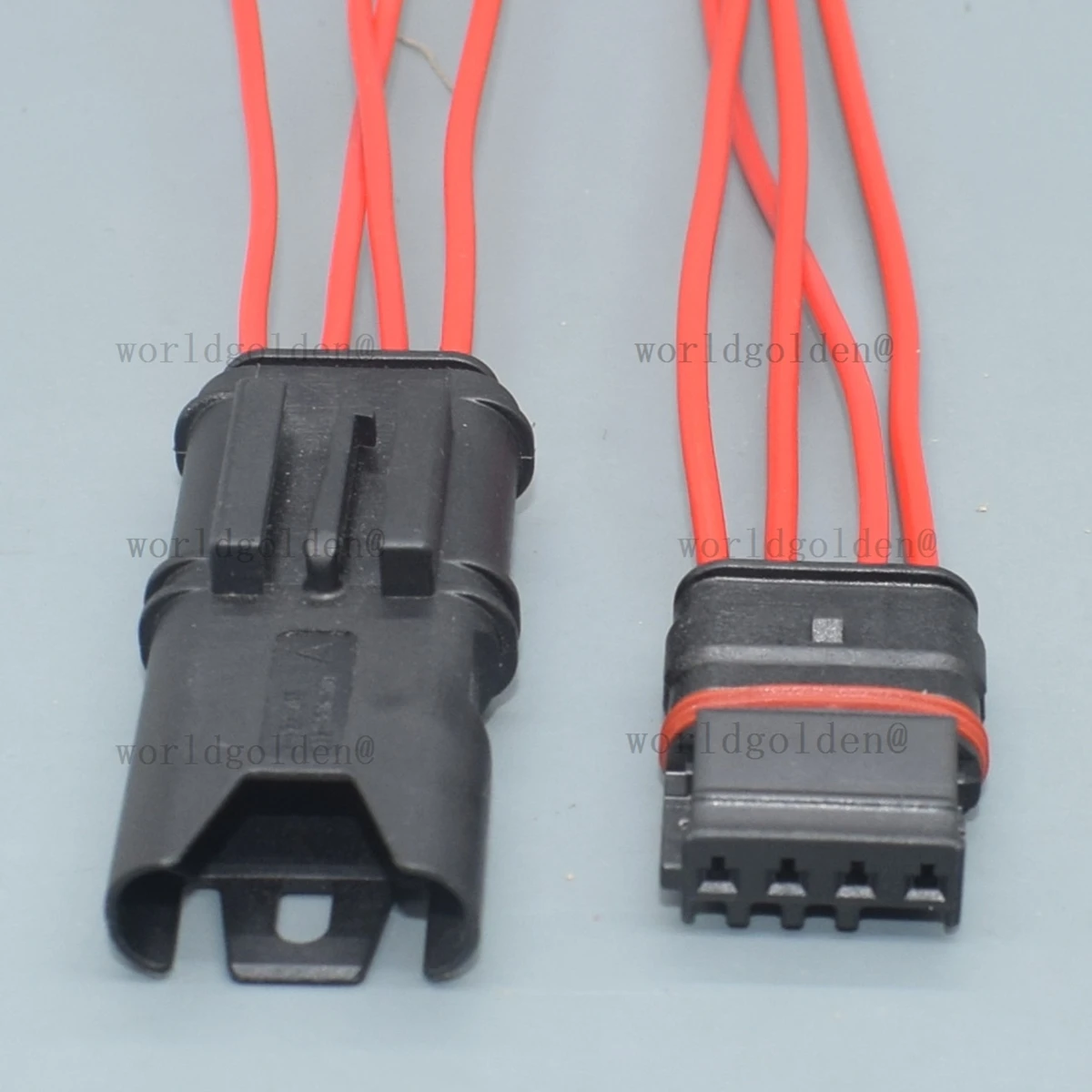 MX19004S51 MX19004P51 4Pin Red Wire Connector Kit for auto exterior lamp harness assembly & terminal fitting