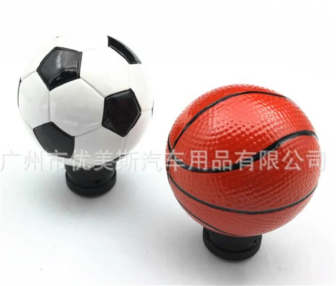 Car Resin Basketball Football Fans Gear Shift Knob lever Stick Gears Shifter Fit For Honda Toyota Nissan Mitsubishi Ford
