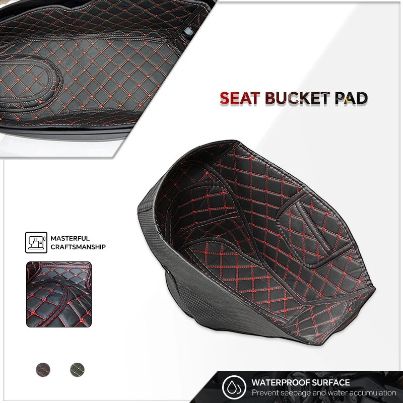 

For PCX160 PCX155 2024-2025 XADV750 2021-2024 Motorcycle Storage Box Protector PU Leather Rear Trunk Cargo Liner Protector Pad