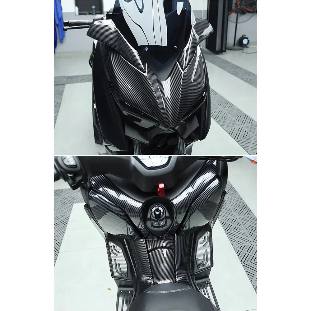 XMAX 300 Accessories Motorcycle Carbon Fiber Trim Parts For Yamaha XMAX300 Xmax 300 Carbon Fiber Stripe Shell Kit2017-2022