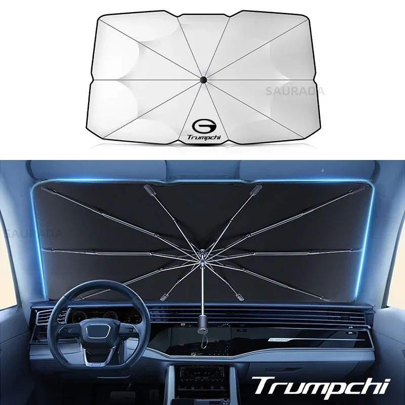 

For Trumpchi Ga3 Ga4 Ga6 Ga8 Gs3 Gs4 Gs5 Gs7 Gs8 M6 M8, Car Accessories Car Front Windshield Umbrella, Sunshade, Front Shading,