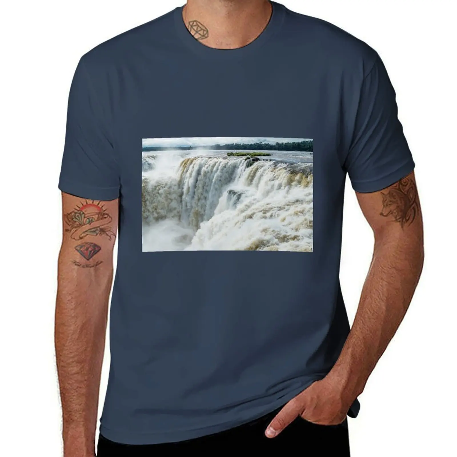 

Iguazu Falls, South America T-Shirt cotton t shirts high quality printed t shirts for man anime t shirts oversize T-Shirt