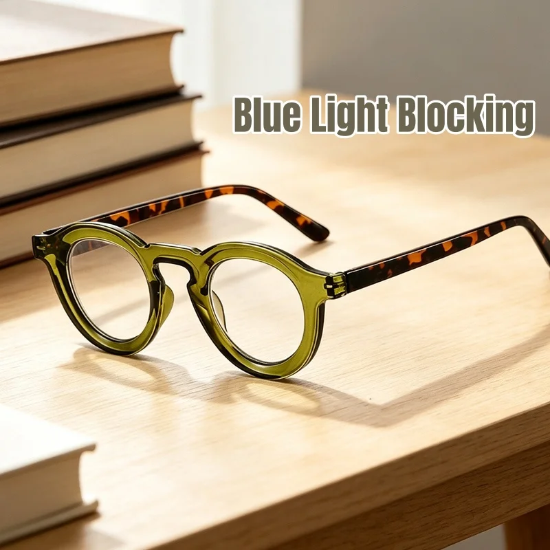 Women's Elegant Blue Light Blocking Glasses Vintage Classic Men Computer Glasses Retro Trendy Optical Spectacle Eyeglasses