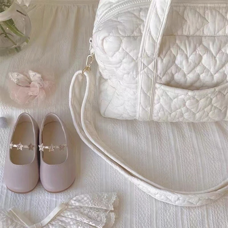 Travel Storage Bag Diaper Bag for Women Crossbody Bag Large Capacity Mom Bag Lightweight Handbag Soft Shoulder Bags N84E