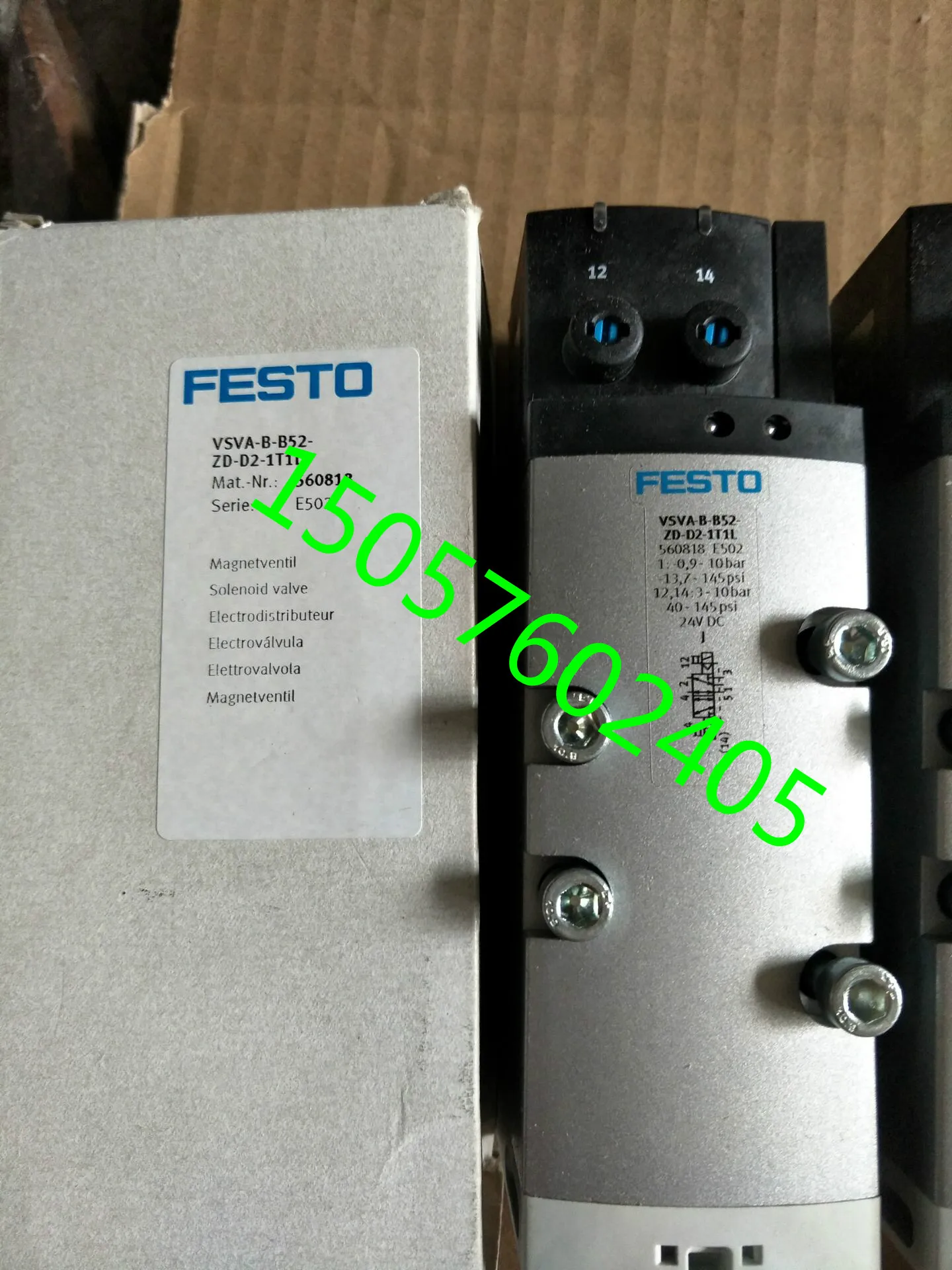 Festo Solenoid Valve 185883 CPV14-M1H-2X2-GLS-1/8 In Stock