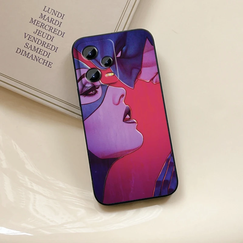 S-Selinas Kyle C-Catwomans Sexy For Xiaomi Redmi Note 13 12R 12 12S Turbo 11 11T 11S 10 10S Pro Plus 5G Black Soft Phone Case