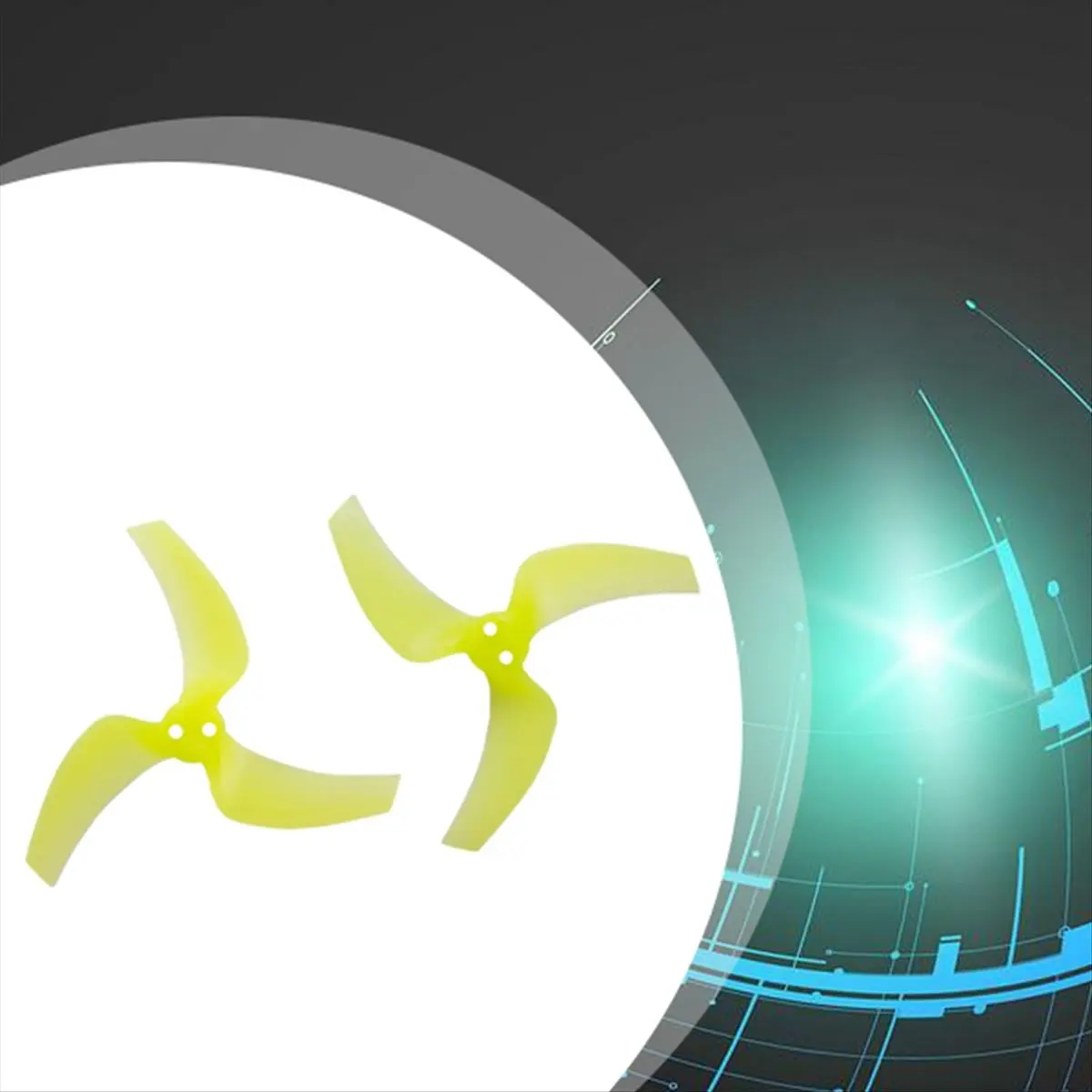 T92C-8PCS 3032 3-Blade PC Propeller 3.2inch 2mm 4CW+4CCW Drone Propeller for Avata 2 Accessories B HOT