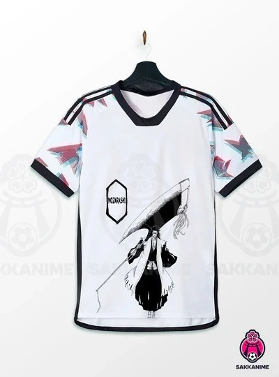جديد بانداي التعاون كرة القدم جيرسي خاص أنيمي بليتش الرجال والنساء نفس الرياضة عادية قصيرة الأكمام تي شيرت