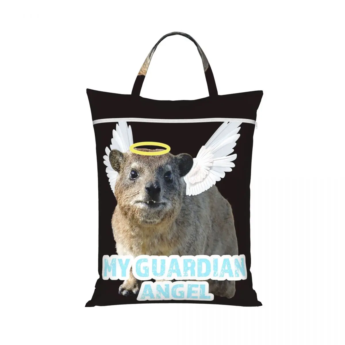 Rock Hyrax My Guardian Angel Laundry Collector Folding Laundry Basket Home Organizer Washing Basket Home Organizer