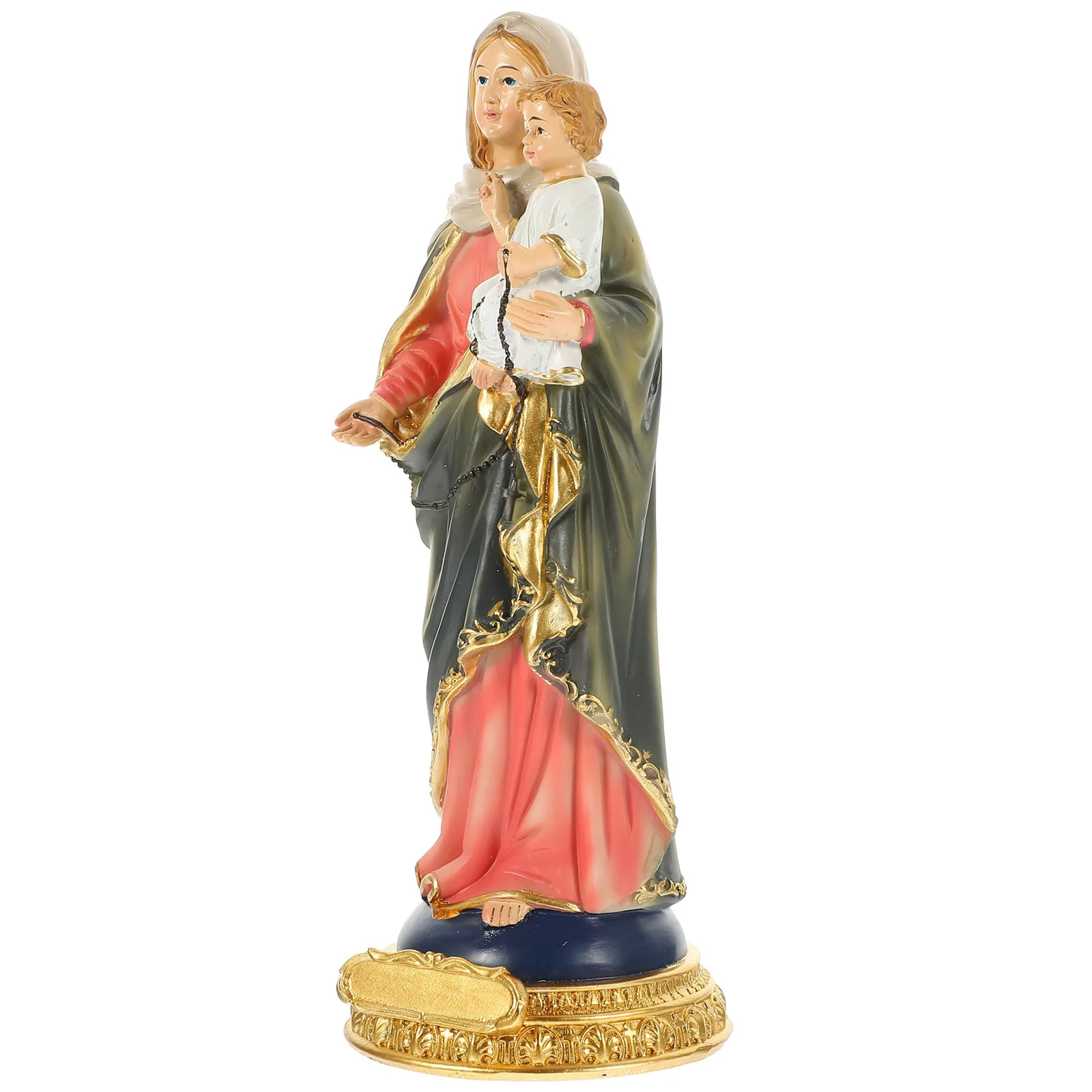 

Miniature Statue in Resin Fine Craftsmanship for Desktop Spiritual Decor Home Peaceful Ornament Divine Figure Art