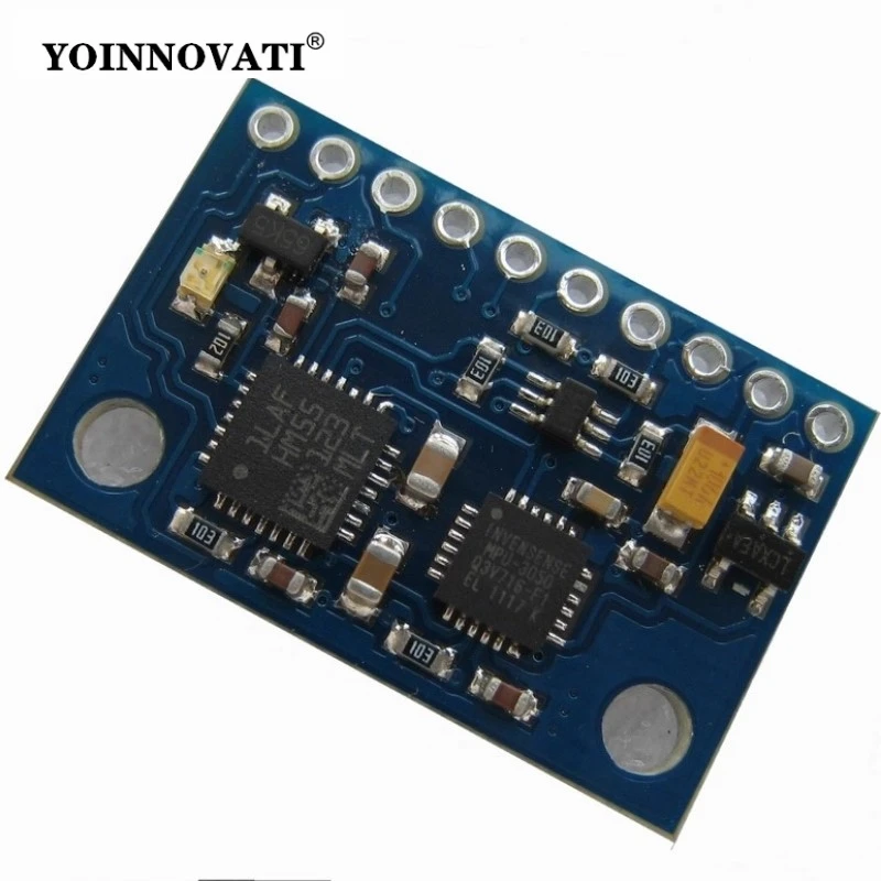 GY-83 9-Axis IMU Module，MPU-3050+LSM303DLH Sensor Fusion，AHRS Outputs Roll/Pitch/Yaw,I2C Interface,for Navigation,Gimbal,VR