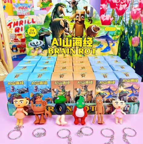 Fuggler Orignal Blind Box Keychain Pendant Model Doll Funny Ugly Monster Figure Statue 6-8.5cm Ornaments Dolls Birthday Gifts