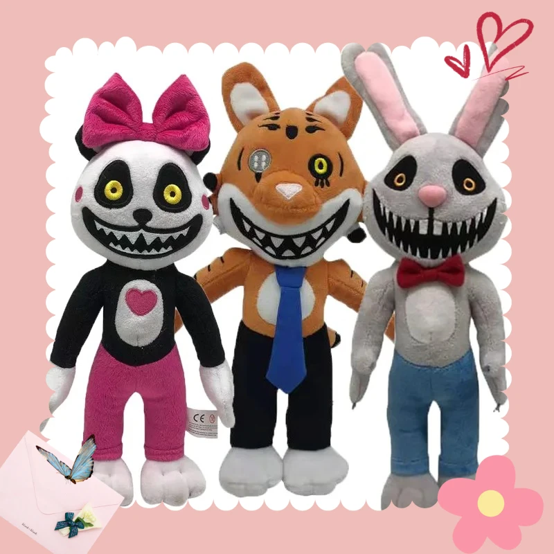 

3Pcs/lot Mr Hopps Playhouses 2 Plush Toy Soft Mr Hops Plush Doll Rabbit Stuffed Toys Pillow Christmas Birthday Gifts For Kids