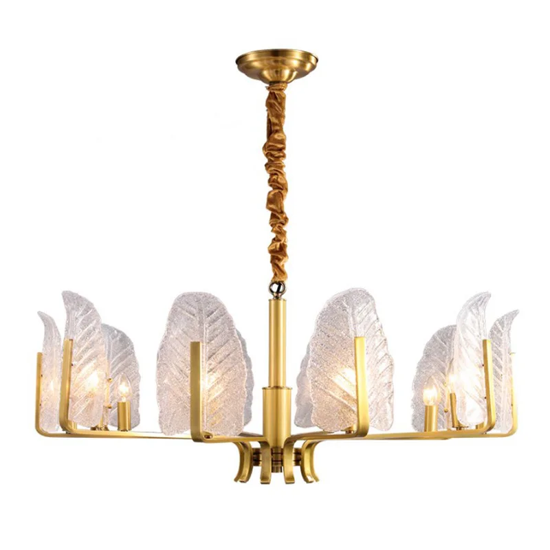 

American all-copper creative chandelier, Nordic living room bedroom dining room chandelier