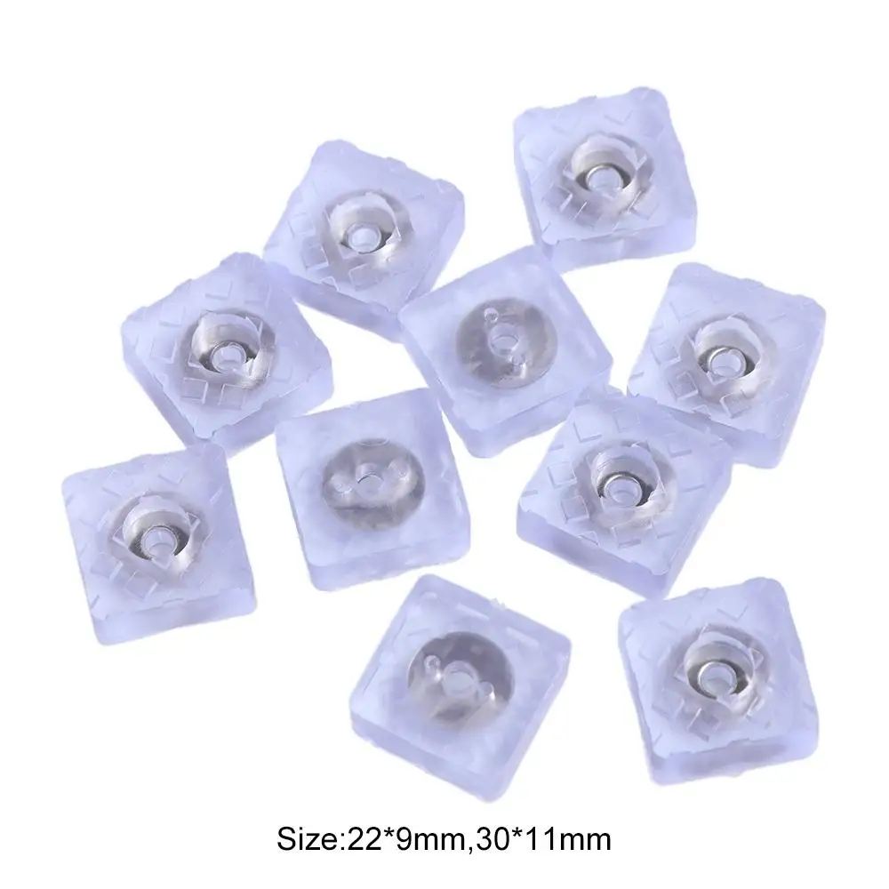 Square 10pcs Chair Leg Sofa Anti-slip Pad Cabinet Floor Protector Furniture Leg Pad Protection Cover Table Feet Pad