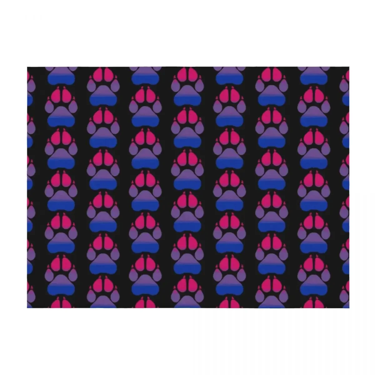 

Pawprint - Bi Throw Blanket Hair Luxury Throw Thermal Blankets For Sofas Blankets