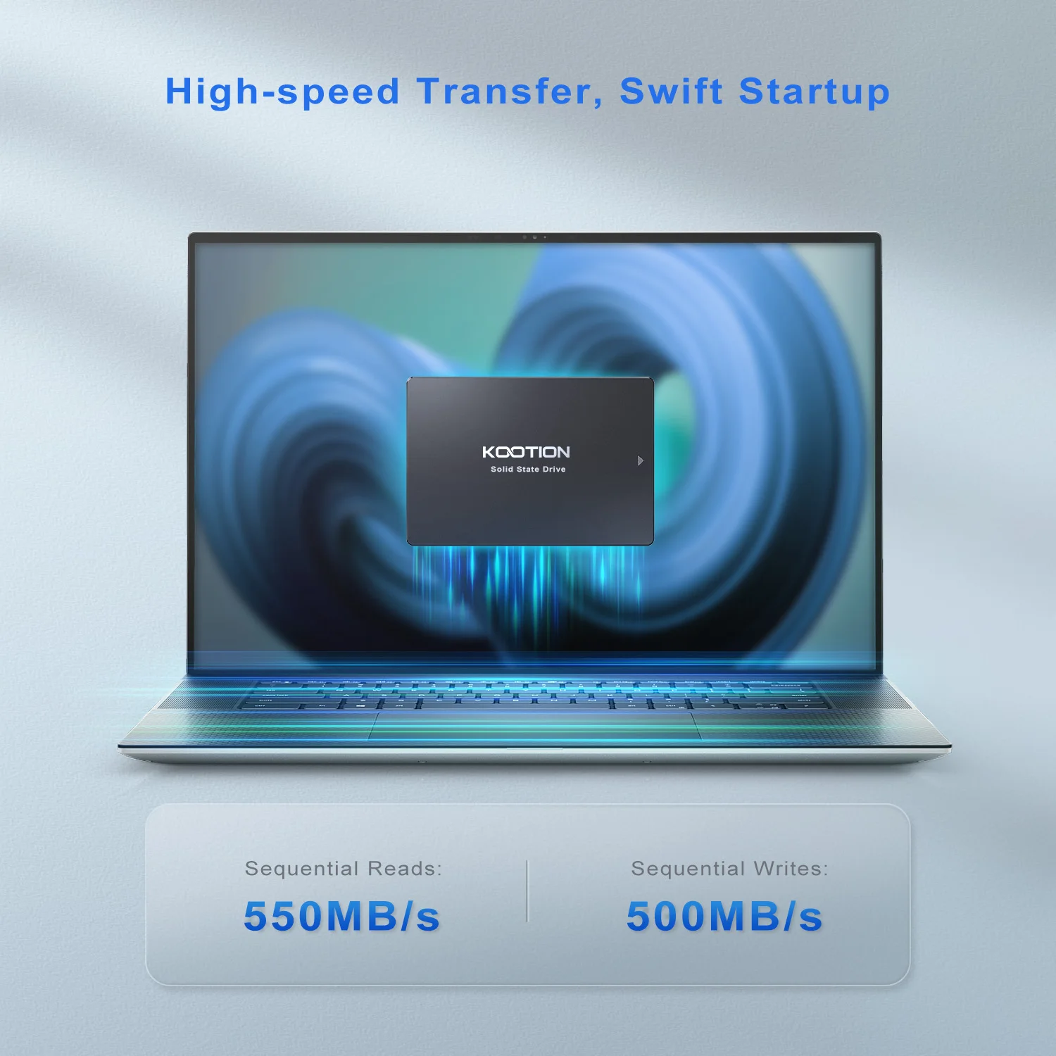 KOOTION X12 Sata SSD 드라이브, 하드 디스크 드라이브, HDD 2.5 인치 Sata3, 노트북 데스크탑용 내부 HD, 2TB, 1TB, 512GB, 256GB