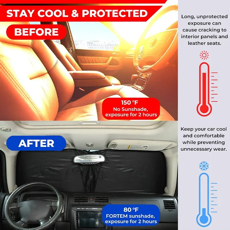 

Car Windshield Sunshade Reflective Sunshade Car Interior Protective Sunshade Fits For Hummer H3 2005-2009 Accessories