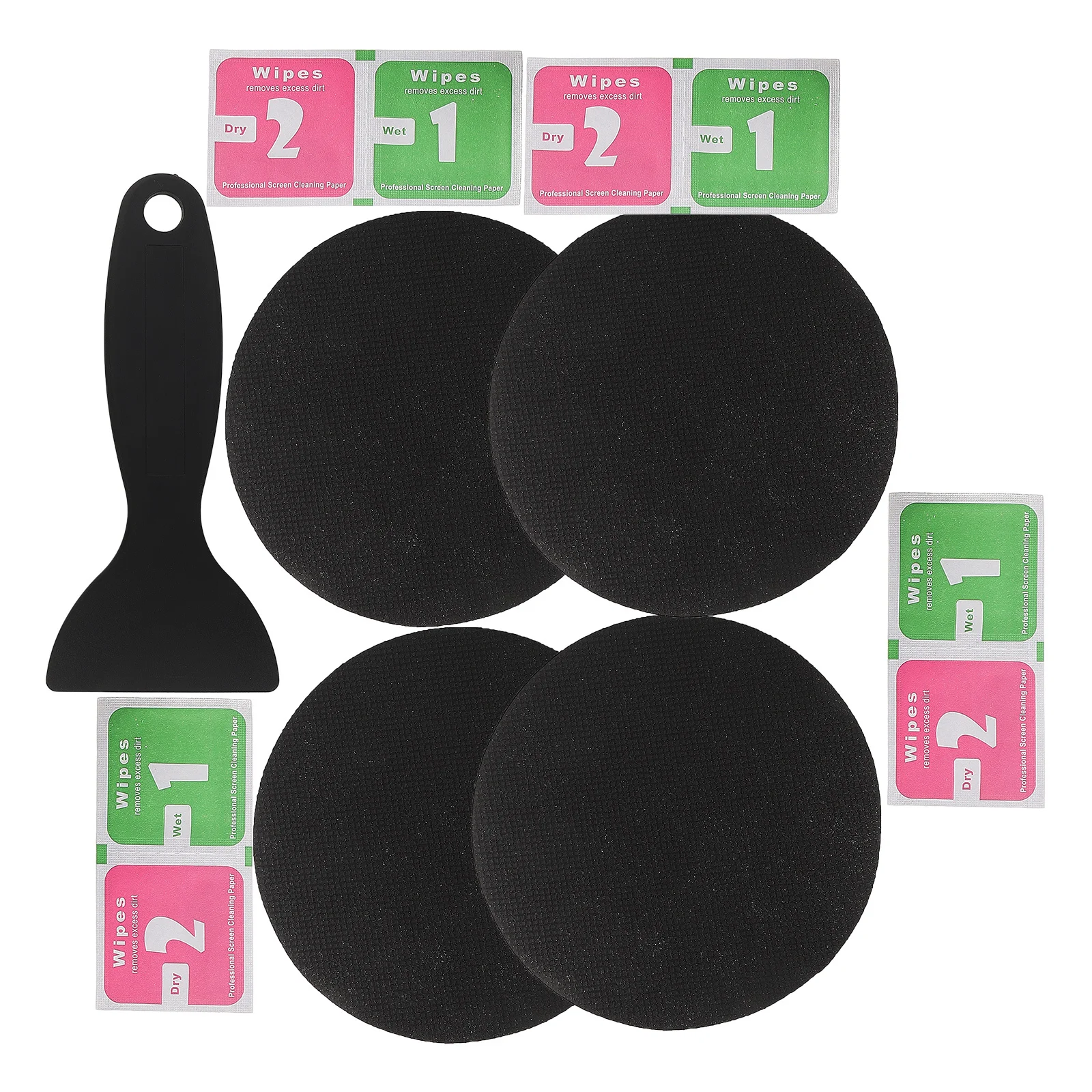 Kit de Reparación de Colchonetas de Trampolín, Parches Redondos Impermeables para Desgarros y Fugas, Ideal para Reparar Toldos de Piscinas y Carpas