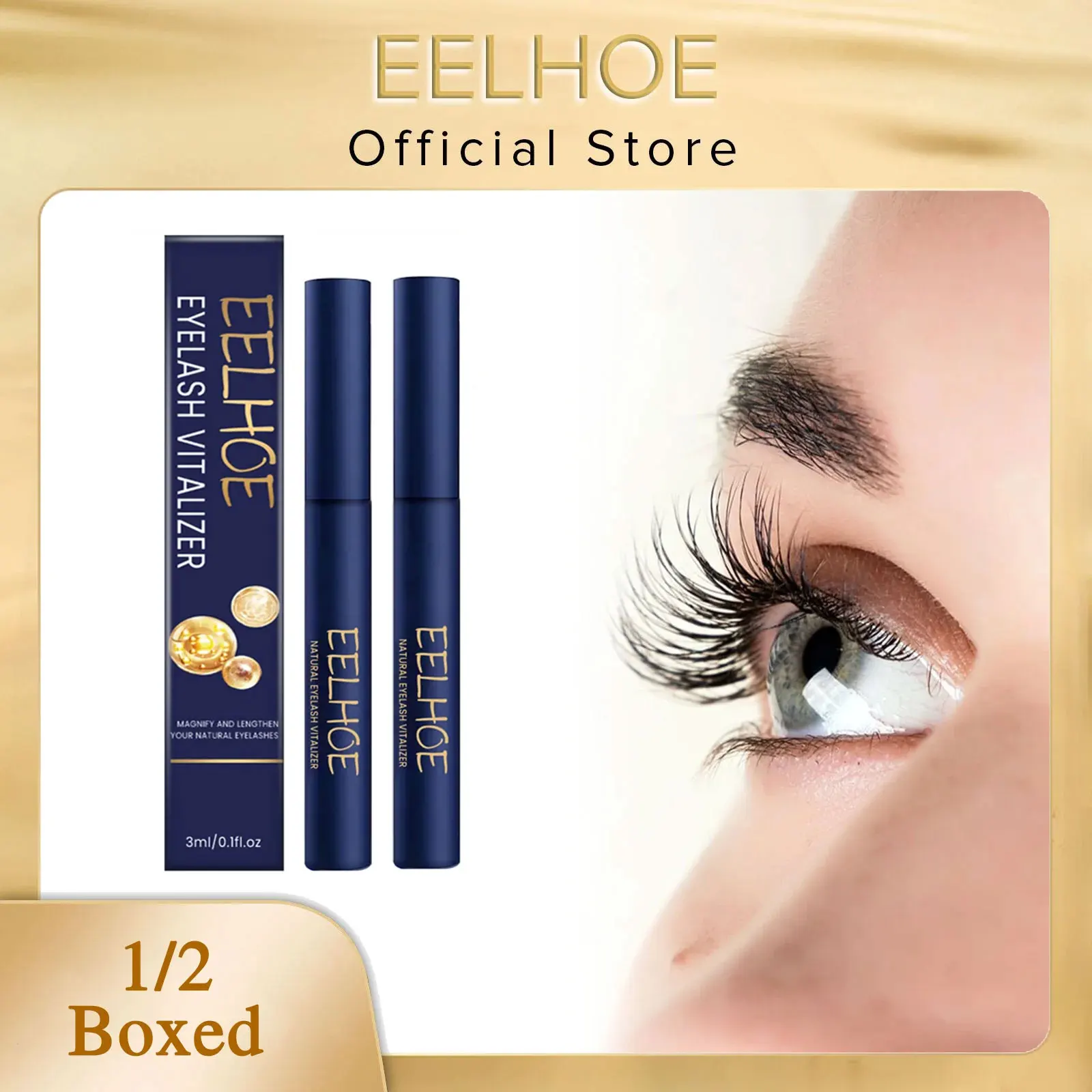 EELHOE Wimpergroei Serum – Verlenging van wimpers verdikt wimpers en wenkbrauwen - Voedende vloeistof voor vollere wimperextensions