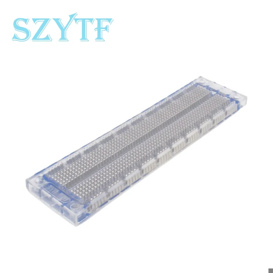 MB-102 MB102 Breadboard 830 Point Solderless PCB Bread Board White/Transparent Test Develop DIY For Arduino