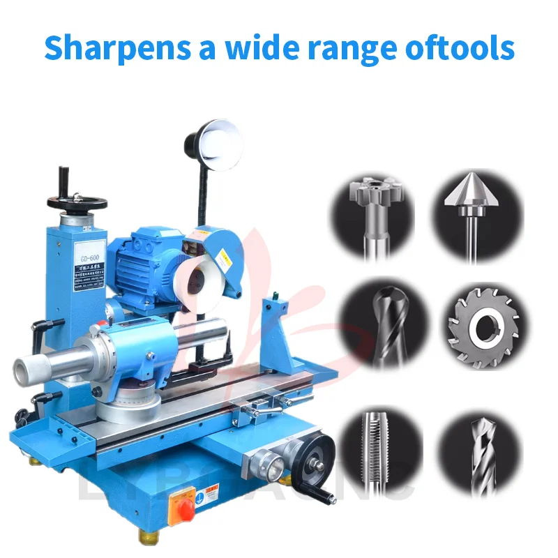 600 Type Multifunctional Tool Grinder Drill Bit Tap Gun Frill Three Sided Milling Cutter Ball Cutter Grinding Machine