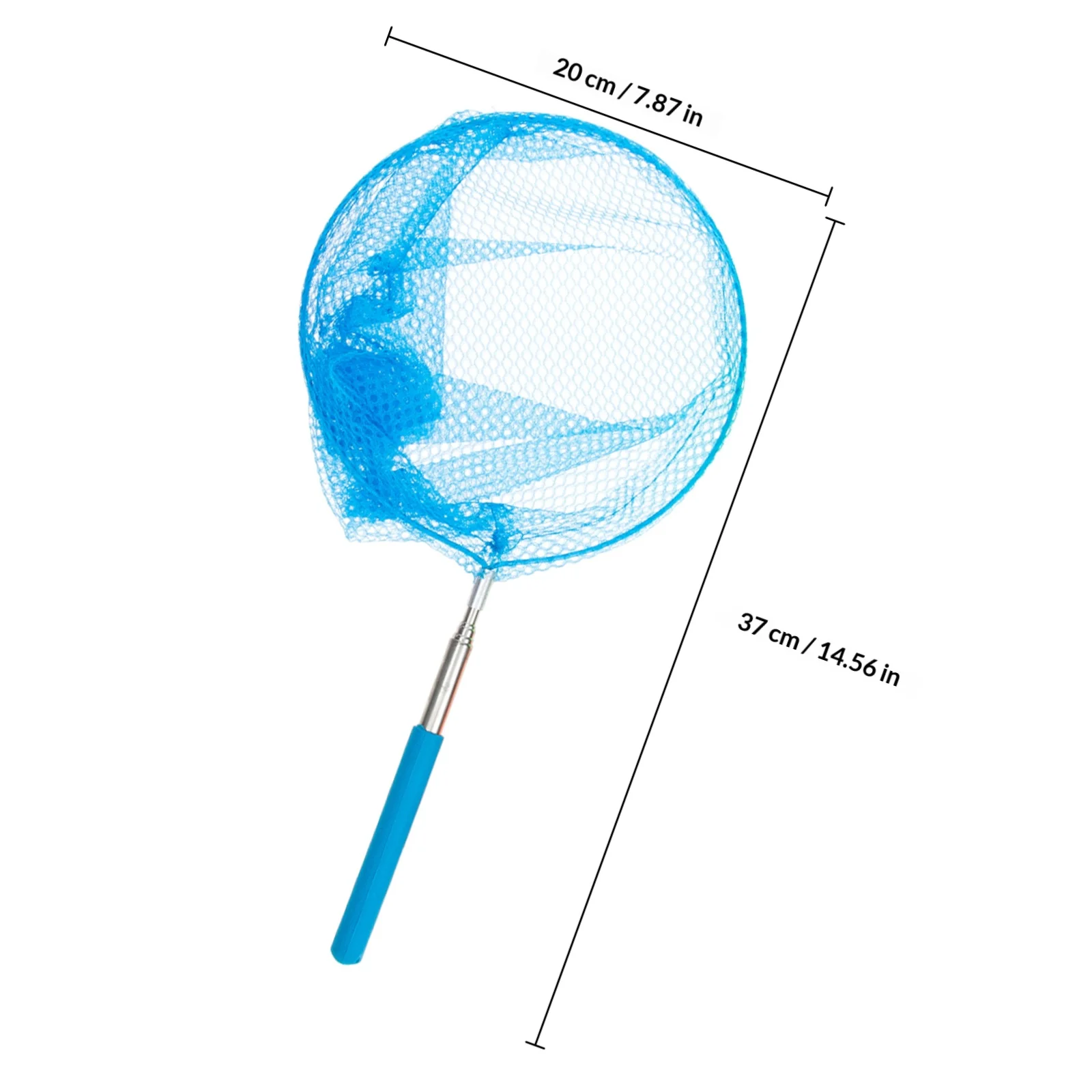 1세트 확장형 어망 어린이 야외용 버킷 튼튼한 그물 작은 물고기 잡이용 나비 그물 장난감