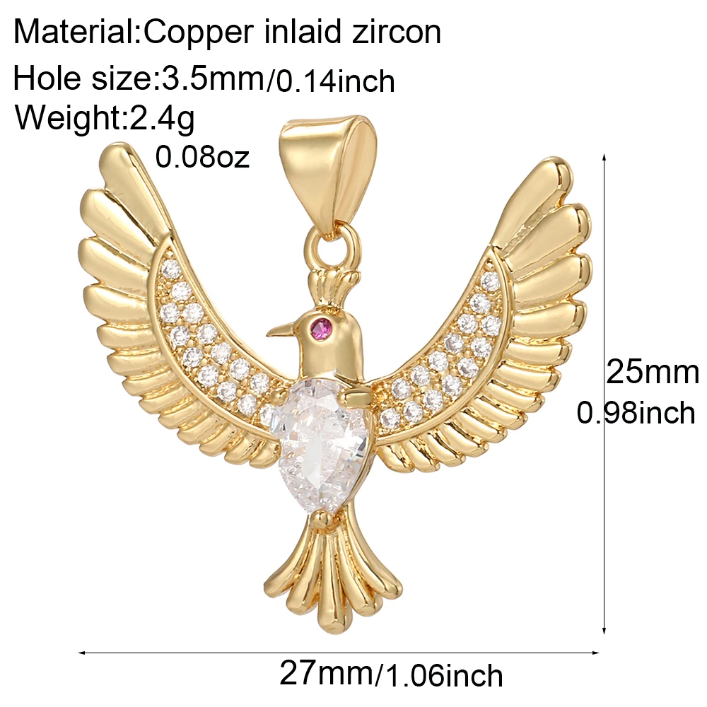 Gothic Angel Heart Charms for Jewelry Making Supplies Golden Y2k Eye Charm Dijes Diy Woman Earrings Necklace Braclet Pendant