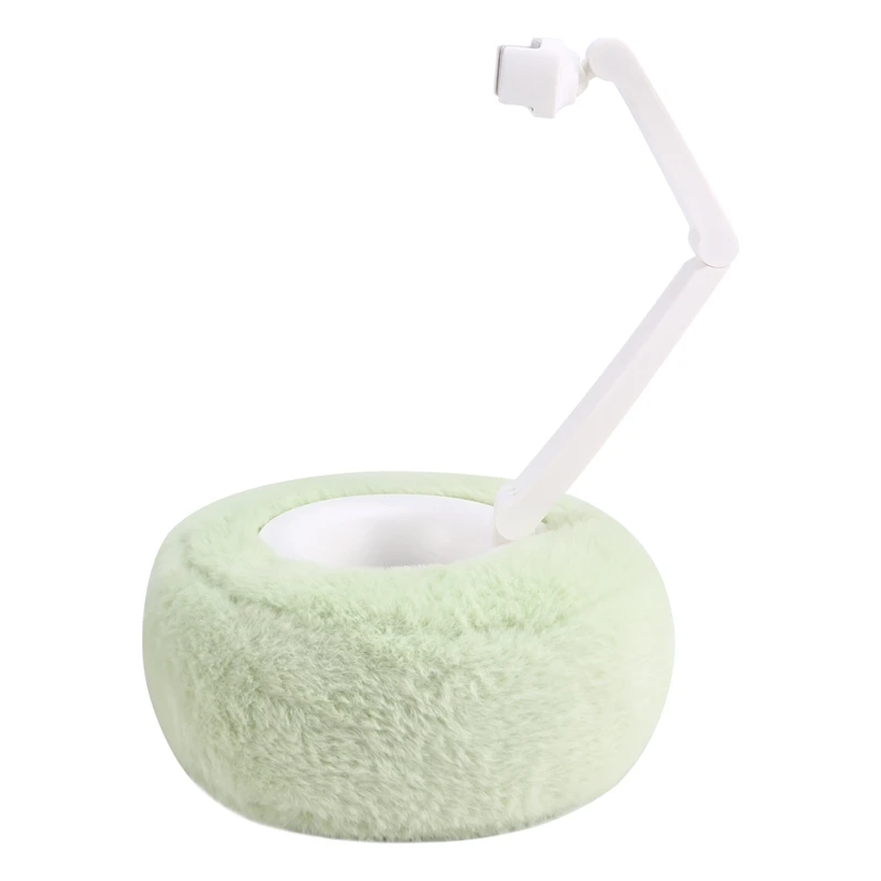 Plush Pillow Phone Tablet Bracket Desktop Stand Adjustable Length Angle  For Video Chat Lazy Tablet Holder