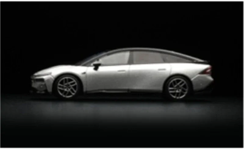 

Xcartoys 1:64 XPeng P7+ silver Die-Cast Car Model Collection Miniature