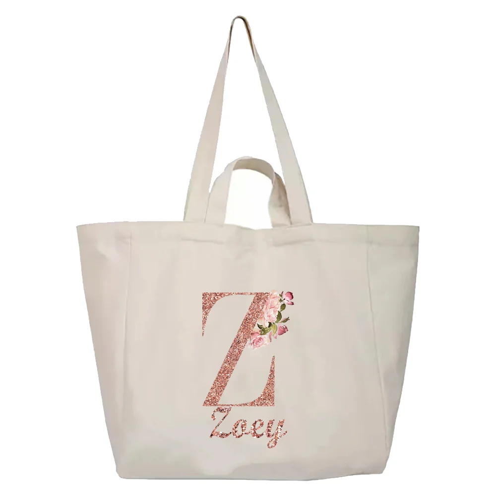 حقيبة كتف واحدة عصرية كاجوال بنمط طباعة حقيبة يد ذات سعة كبيرة وحقائب تسوق قابلة لإعادة الاستخدام وخالية من السحاب