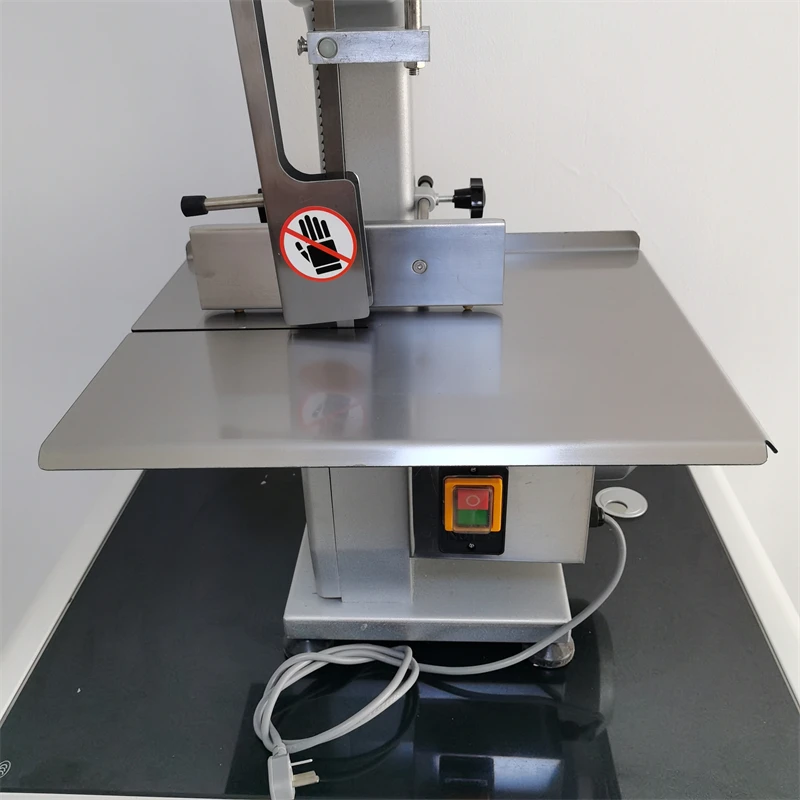Electric Cow Beef Frozen Meat Bone Band Saw Cutter Cutting Machine For Butcher Automatic Kitchen Equipment